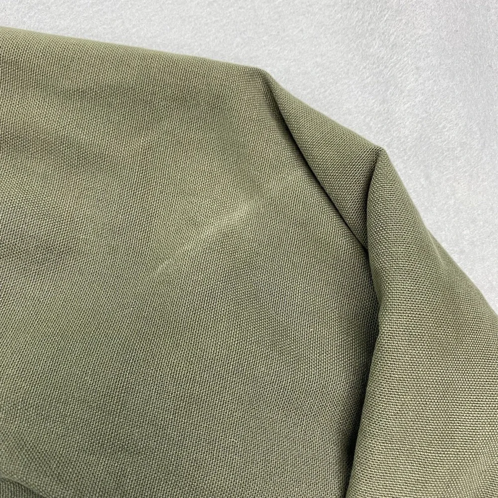 Vintage Ther North Face Jacket Mens Large Green Canvas Full Zip Hooded Sherpa